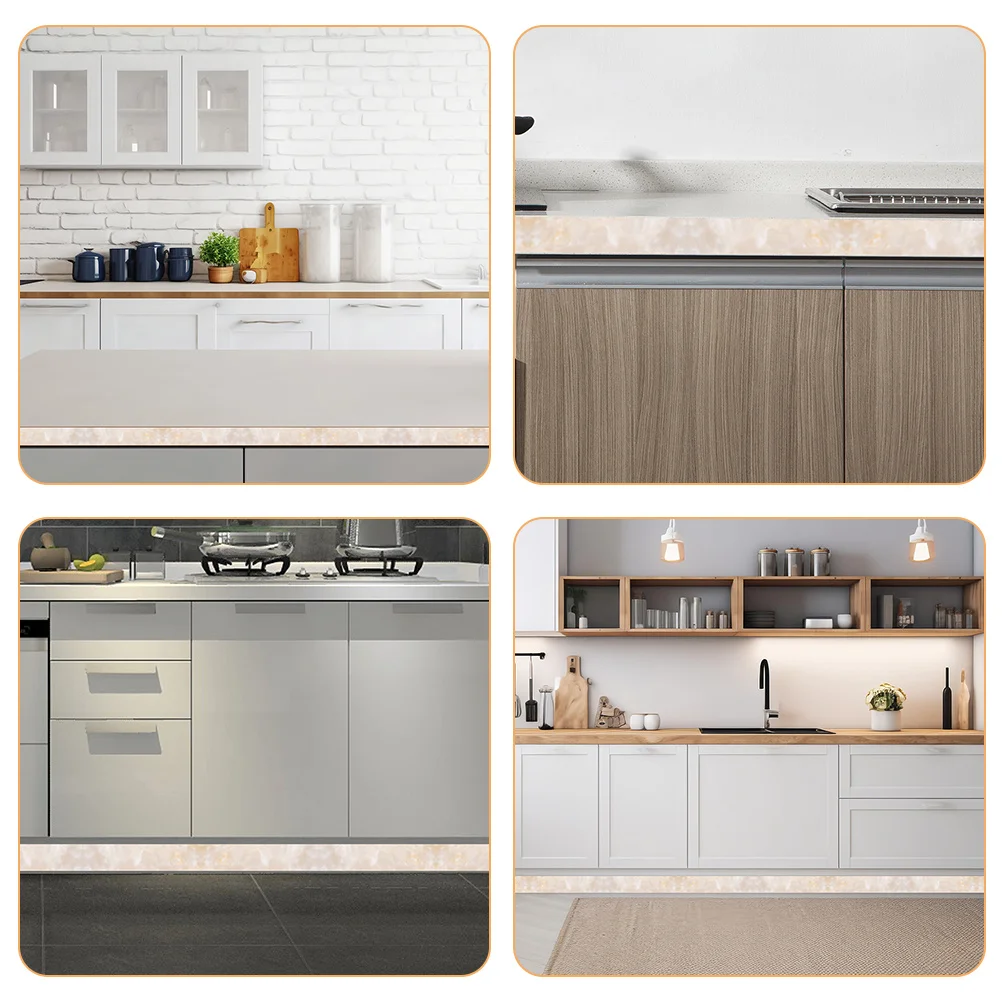 

Peel and Stick Countertop Wallpaper Exquisite Craftsmanship PVC Material Smooth Decorative Room Furniture Desk 120x60cm