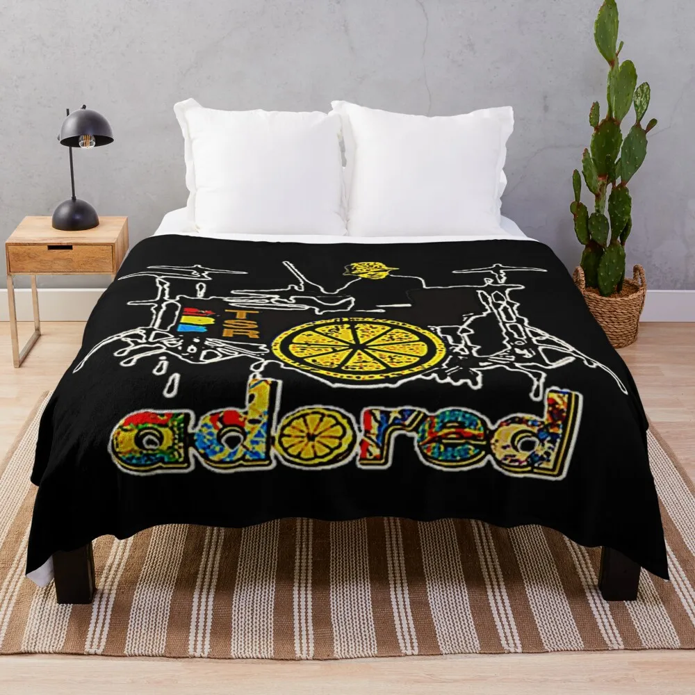 

The Stone Roses Adored Reni He Bangs The Drums Throw Blanket manga valentine gift ideas Bed Fashionable Blankets