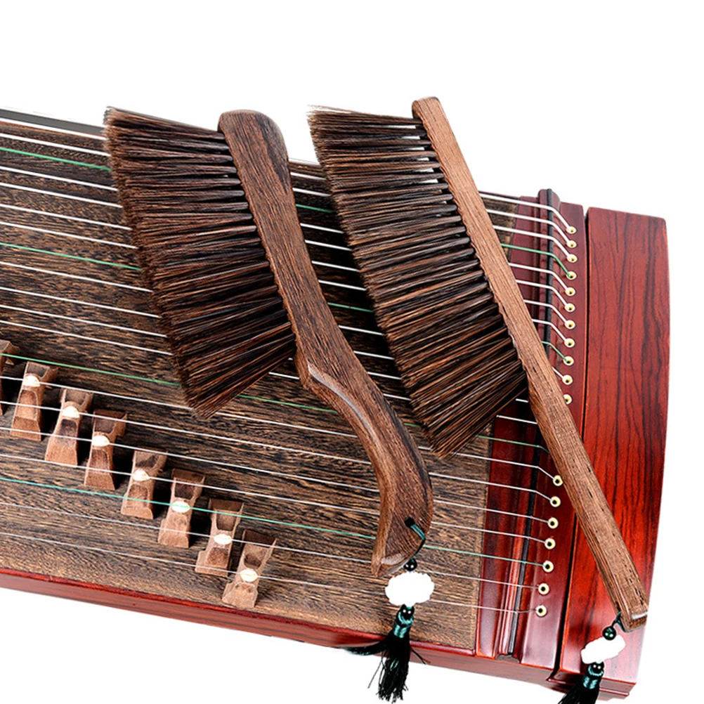 

2Pcs Practical Guzheng Clean Brush Easy To Clean Surface Of Instruments Not Damaging Tools