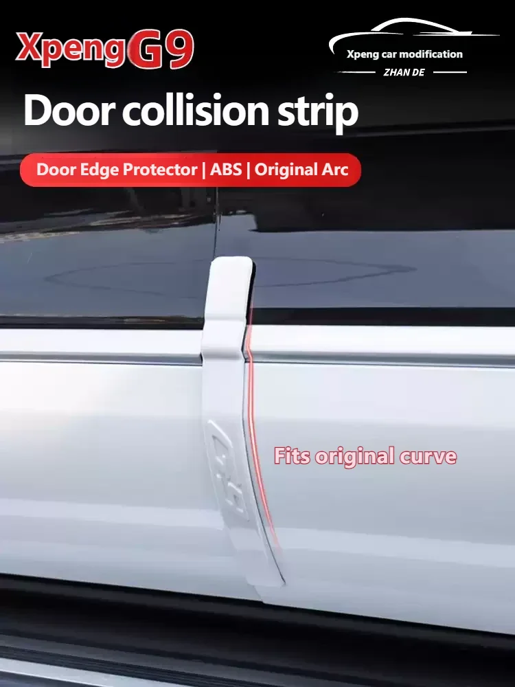 Car Exterior Accessories For Xpeng G9 2022-2025 Door Anti-collision Strip Original Car Color Baked Paint Scratch Resistant Strip