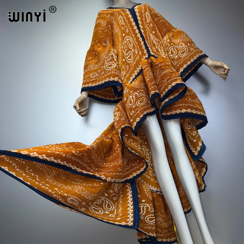 WINYI Boho Beachwear Pleated E - Cover Up Kaftan recension och pris