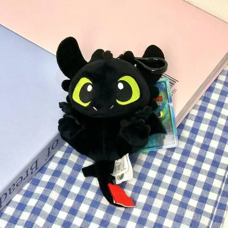 Kawaii Anime Toothless Night Fury Portachiavi in peluche Cartoon Periferico Light Fury Zaino Ciondolo Amici Compleanno Regalo creativo