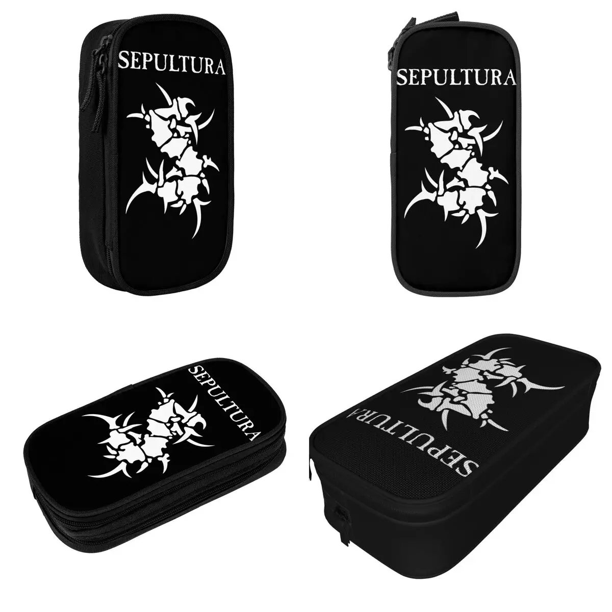 Sepultura Heavy Metal Band Accessories Pencil Case Large Capacity Office Supplies Rock Music Pencil Bag Suprise Gift