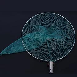 Dense Fishing Mesh Net Head Fishing Tackle Copying Net Head for Freshwater Saltwater Without Handle