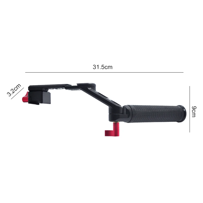 Adjustable Gimbal Handle Camera Holder Mounting Clip Camera Stabilizer For Slr 1/4 3/8 Screw Gimbal Handle