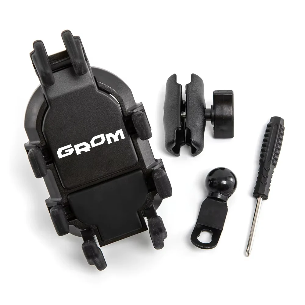 Upgrade Phone Holder Motorcycle 360° Adjustable Stand Shockproof For Honda Grom 125 MSX125 Scrambler Concept SP MSX Grom125 - view 3