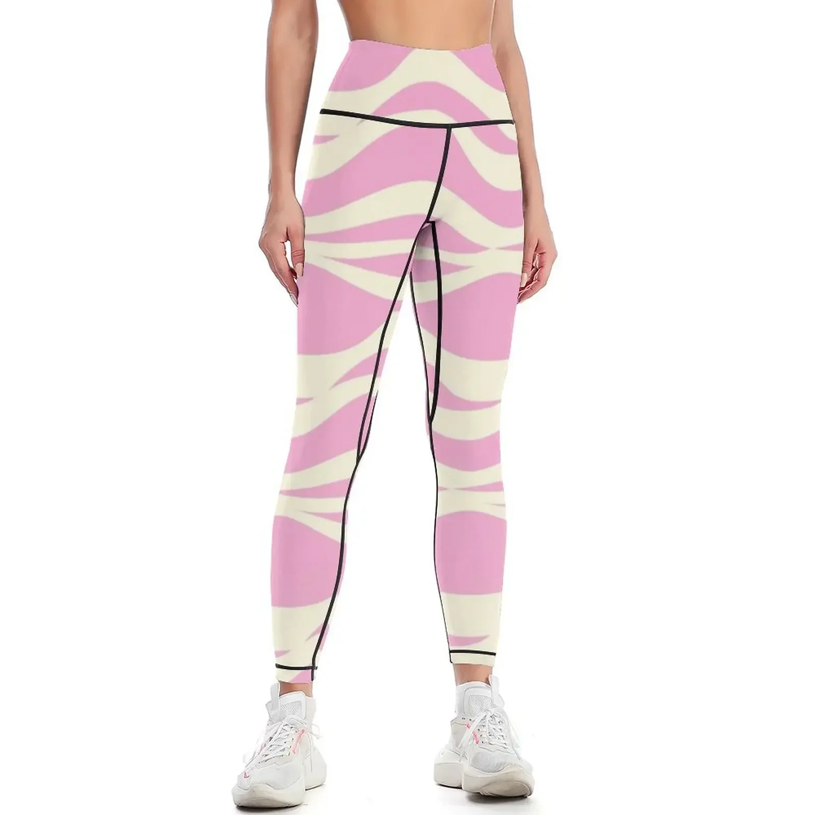 

Abstract Cute Geometric Summer Pattern Leggings Women's fitness sportswear woman gym 2025 Women's trousers Womens Leggings