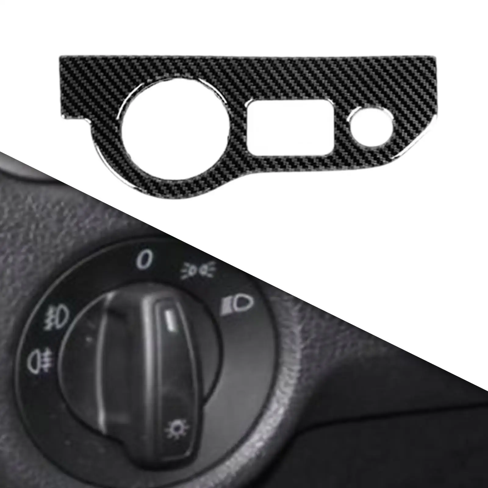 

Декоративная наклейка на панель переключателя фар для Chrysler 300 2015-2023