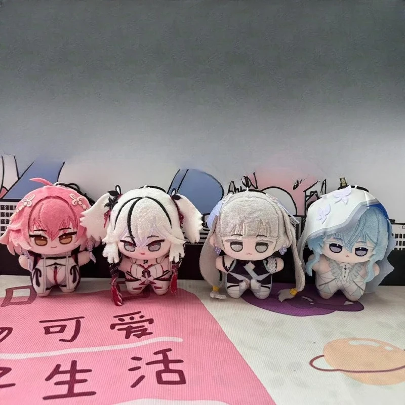 

10 см аниме игра Wuthering Waves Kawaii косплей мягкая хлопковая кукла морская звезда брелок для тела Jinhsi Changli мини-игрушки фигурки фанаты подарок