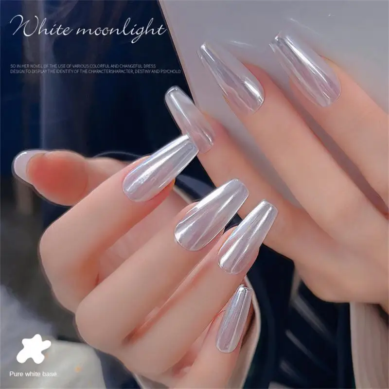 مسحوق أظافر ناعم غير طائر ، لمسة حريرية ، مسحوق لؤلؤ الشفق ، الصحة والجمال ، سهل التطبيق