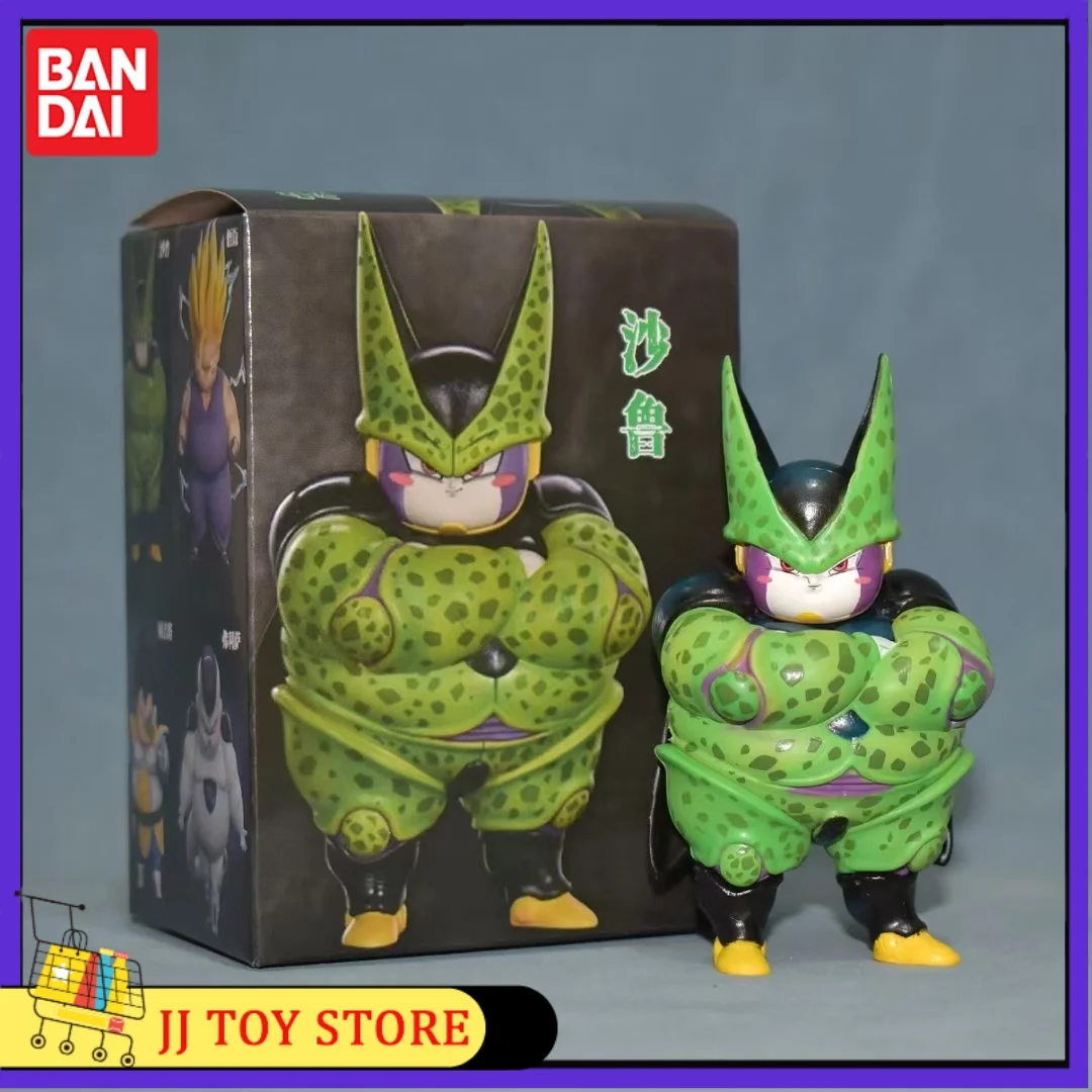 Dragon Ball Z Anime Figure Cell, Boneca bonito Q Versão, Modelo PVC, Desktop Collection, Crianças Ornamentos, Birthday Toy Gift, Gk