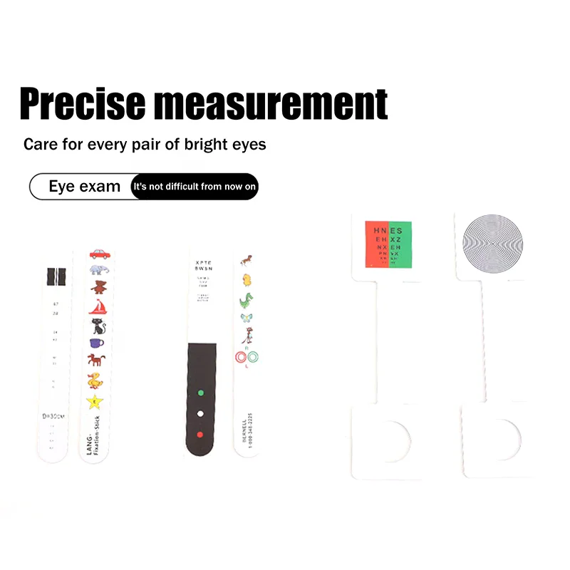 Children Fixation Stick With Red/Green Anti-Suppression Check Vision Tester Eye Exam Accessories Visual Inspection Training Tool