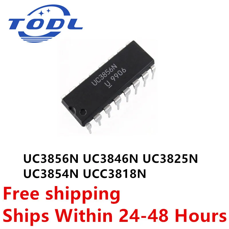 (5piece)100% New UC3854N UC3856N UC3846N UC3825N UCC3818N DIP-16 Chipset
