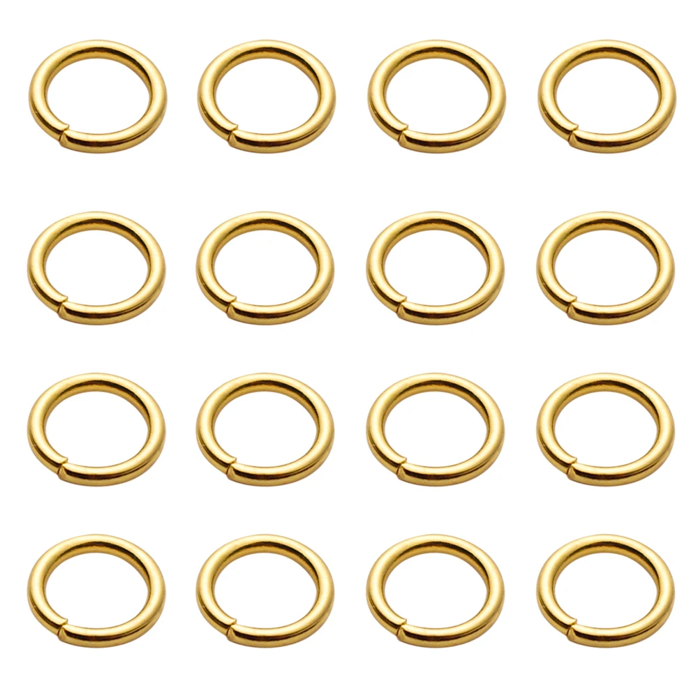 50-200pcs/lot Stainless Steel Open Jump Rings 4 5 6 8mm Split Rings Connectors DIY Necklace Jewelry Making Findings  Accessories