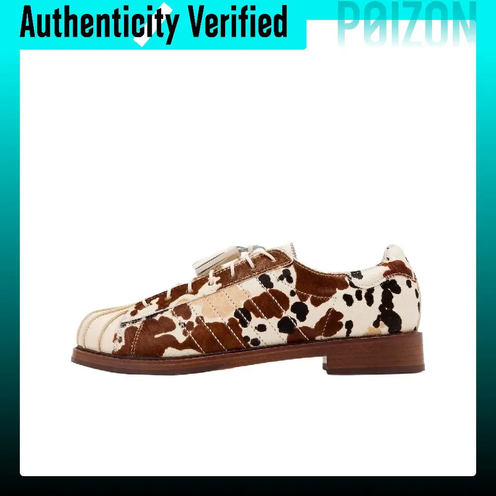 Adidas Originals x CLOT SUPERSTAR Casual Shoes Unisex Brown JS5024