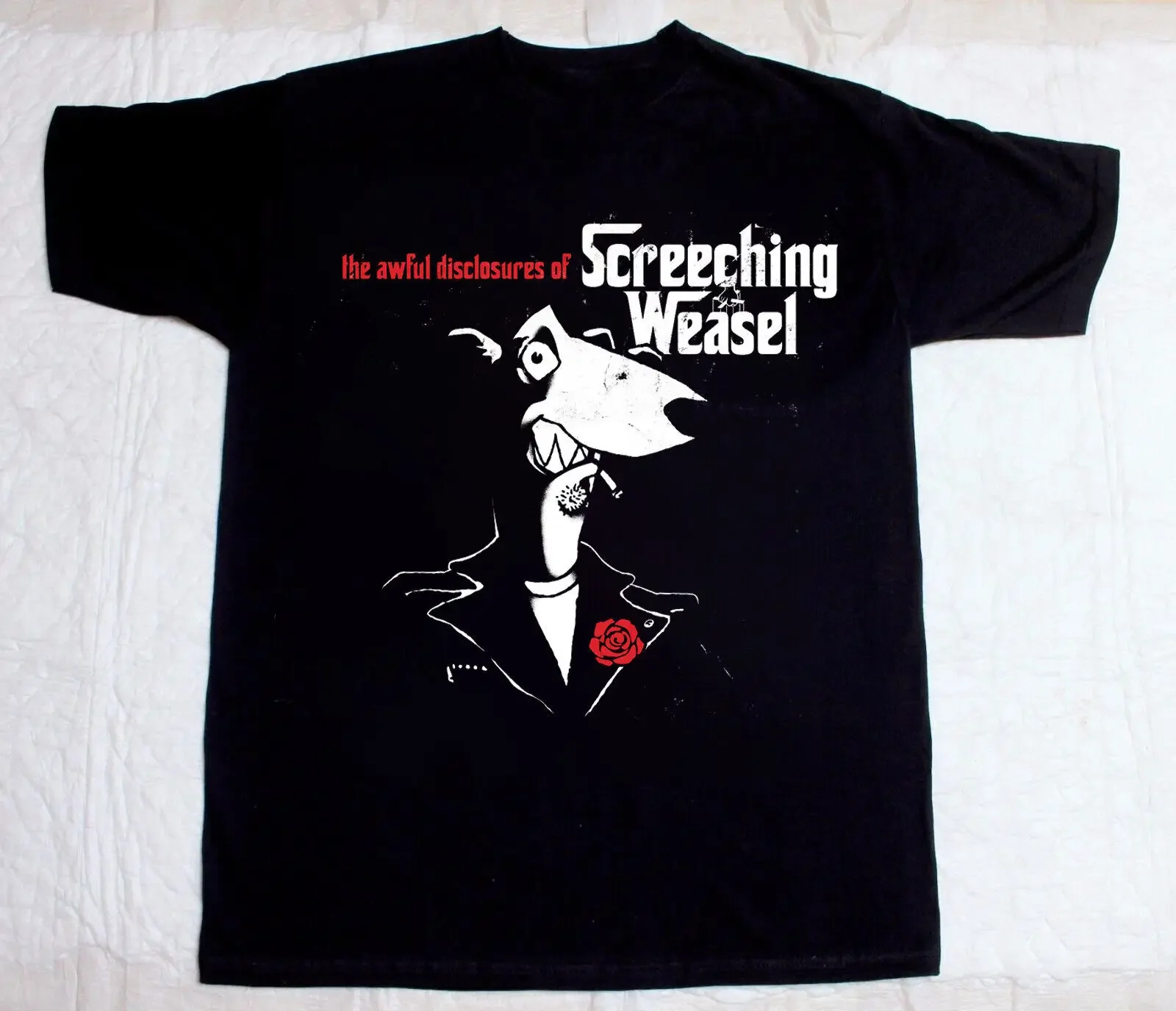 The Awful Disclosures Of Screeching Weasel Black S 2345XL Unisex T shirt S3698