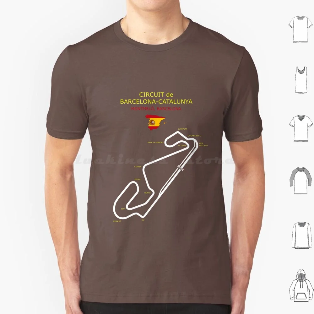 The Circuit De Catalunya T Shirt Men Women Kids 6xl Circuit De Catalunya Circuit De Catalunya Grand Prix Grand Prix Circuit