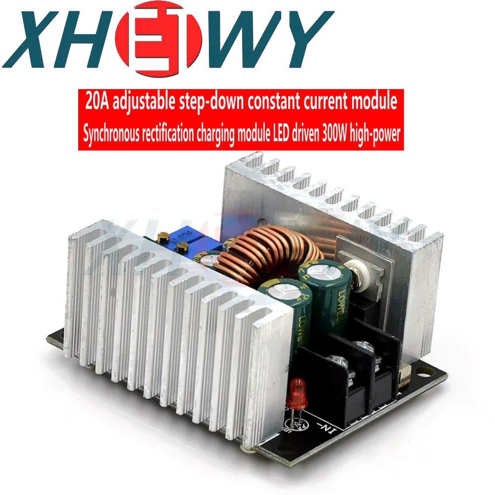 300W 20A DC-DC Buck Converter Step Down Module Constant Current LED Driver Power Step Down Voltage Module