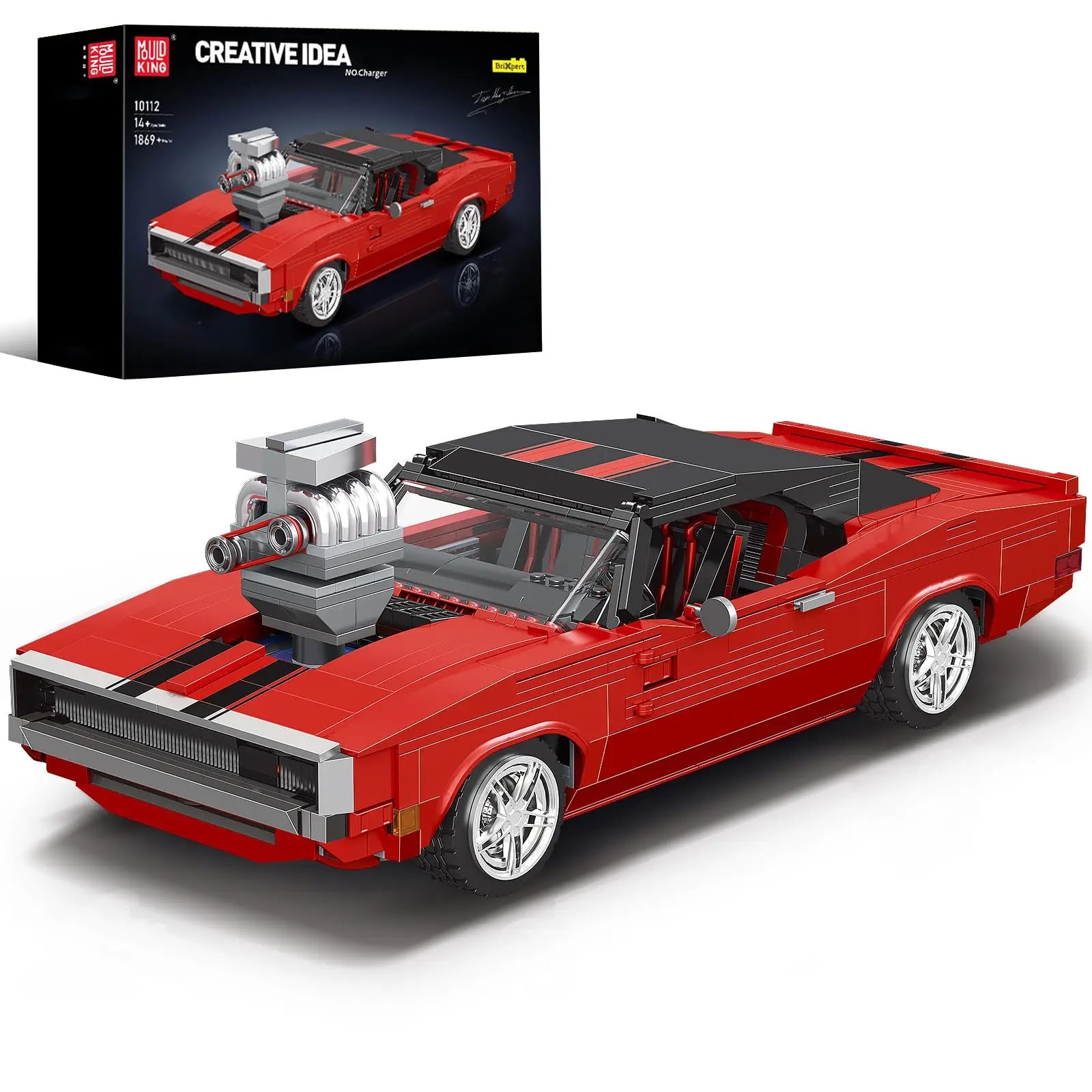 

Набор для сборки спортивного гоночного автомобиля Mould King 10112, 1869 деталей, модель суперкара MOC, подарок для детей и взрослых, коллекционная серия