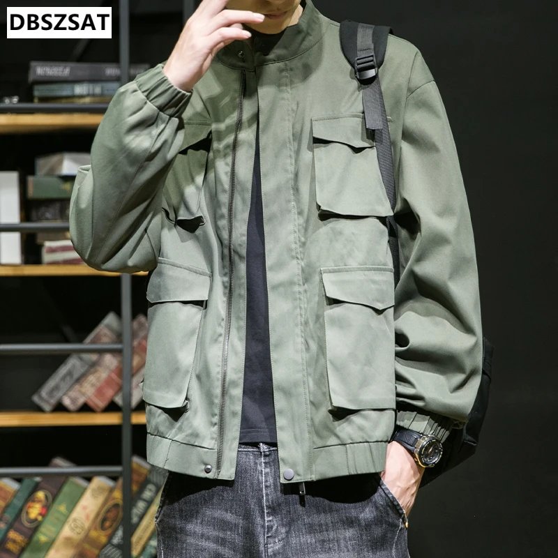 

2023 Autumn Winter Men's Bomber Jacket Male Outwear Thick Warm Parka Fashion Mens Slim Cotton Padded baseball Coats Clothing