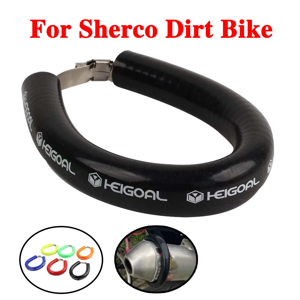 Motorcycle Silicone Exhaust Protector Can Cover For Sherco SC SCF SE SER SEF SEF-R Factory RACING 125 250 300 450 500 SE300 2024