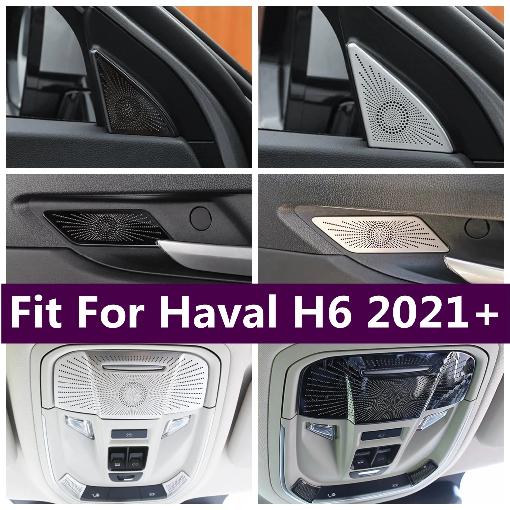 

Reading Light Lamp Pillar A Loudspeaker Rear Door Handle Speaker Trim Cover Decor Frame Car Accessories For Haval H6 2021 - 2024