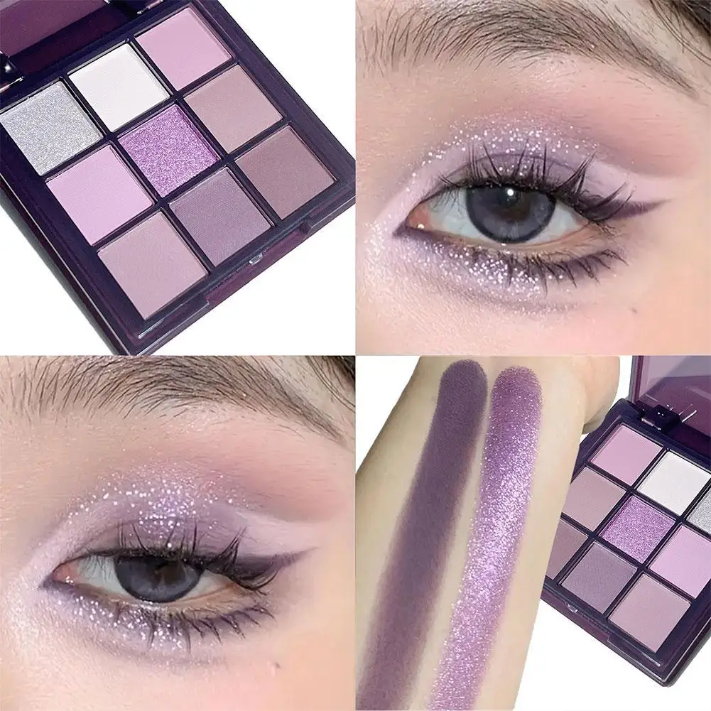 

9 Colors Eyeshadow Palette Cheap Female Makeup Shadows For Eye Cosmetic Eyeshadows Glitter Make-up Cute New Beauty Wholesale