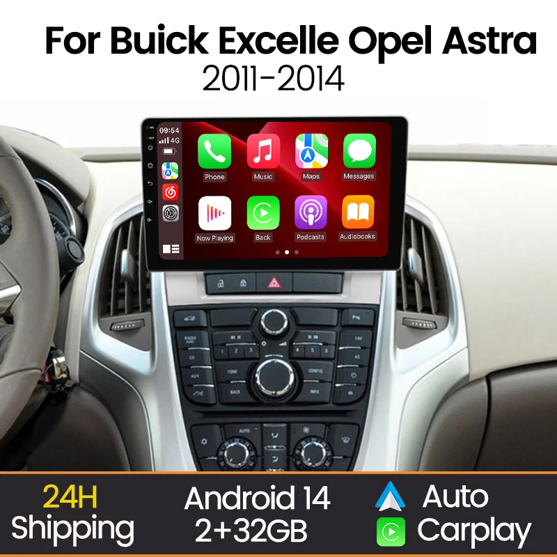

MEKEDE 9-дюймовый автомобильный радиоприемник Carplay Android Auto для Buick Excelle GT XT Opel Astra J 2011-2014 WIFI BT RDS Автомобильный мультимедийный плеер