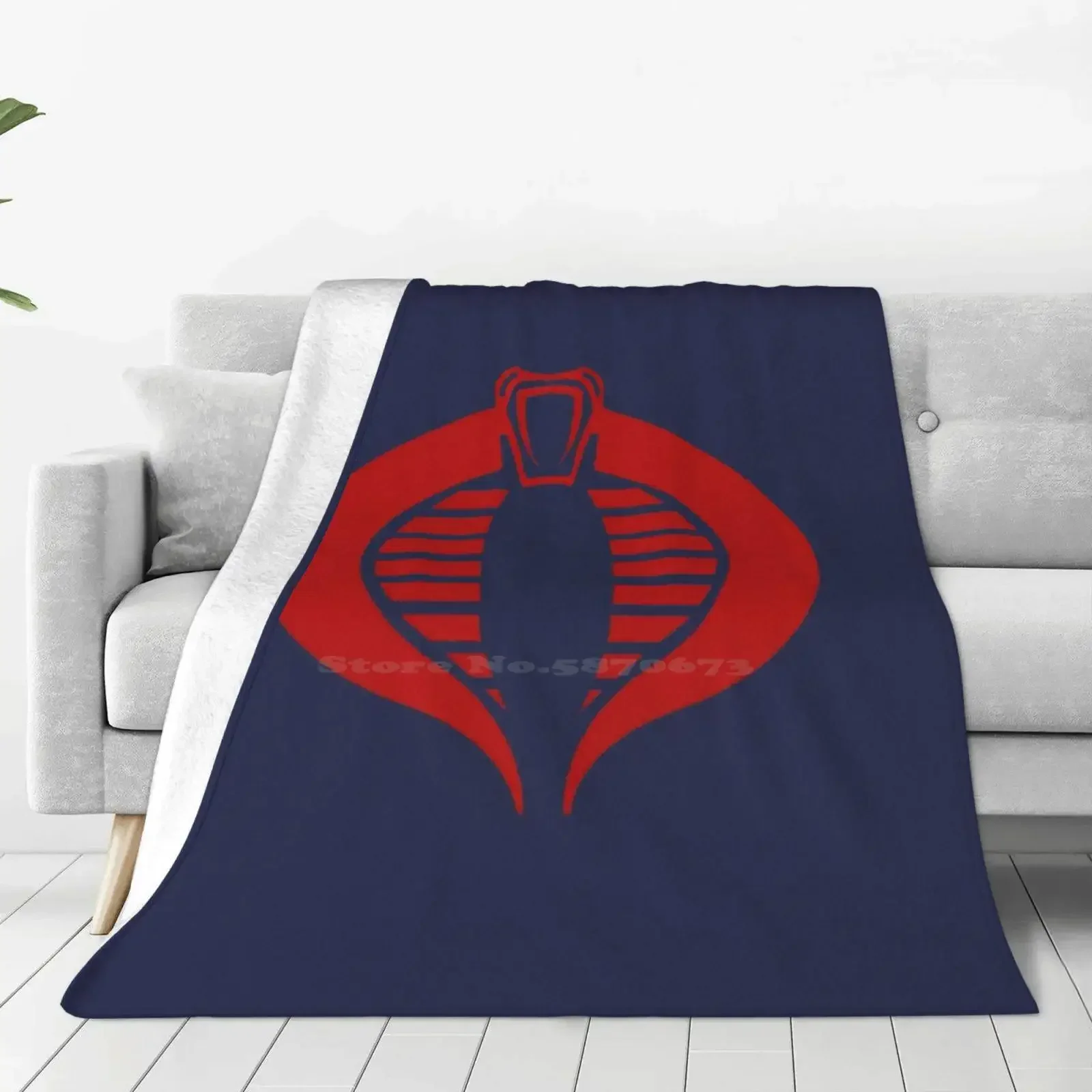 Manta fina con logotipo de Gi Joe, suave y cálida, ligera, Gijoes, Joes G I, Joe 80S, juguetes, Arah, Comandante, Astro, Ojos de serpiente, Trooper, Arashikage Gi