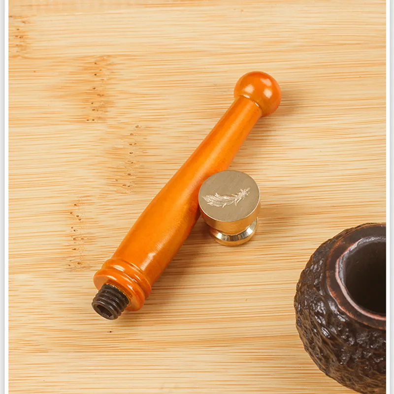 Multifunction Rosewood Pipe Press Tamper For Tobacco Pipe Hollow Smoke Pipe Cleaner Retro Luxury Smoking Accessories