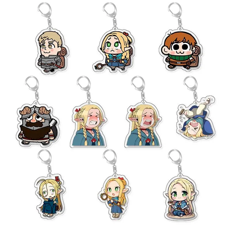 5CM Anime Leos Faline Kensuke Marcille Transparent Kawaii Key Chains Irregular Luxury Fashion Jewelry Hot Selling Accessories