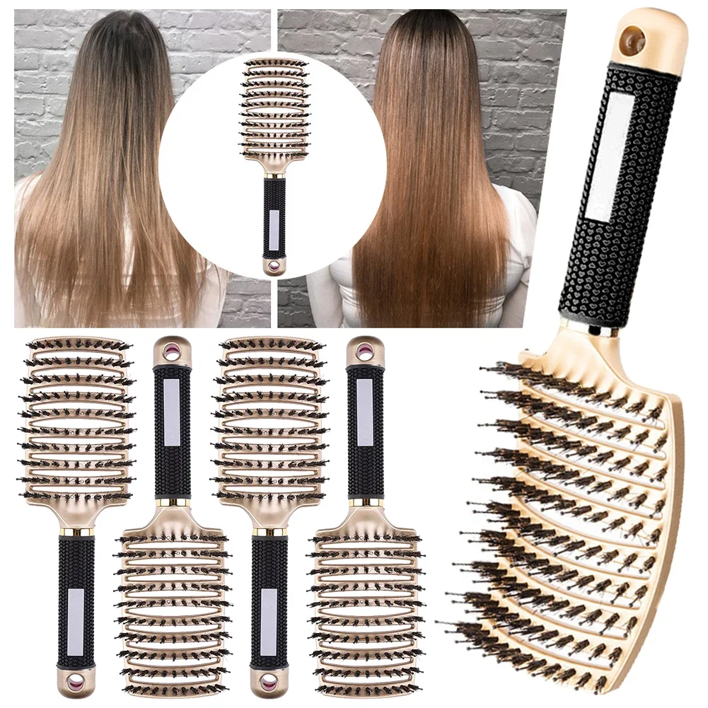 Detangle Hair Brush Hollow Design Hair Massage Scalp Brush Remove Detangle Hairdressing Comb for Home Salon DIY for Women Men