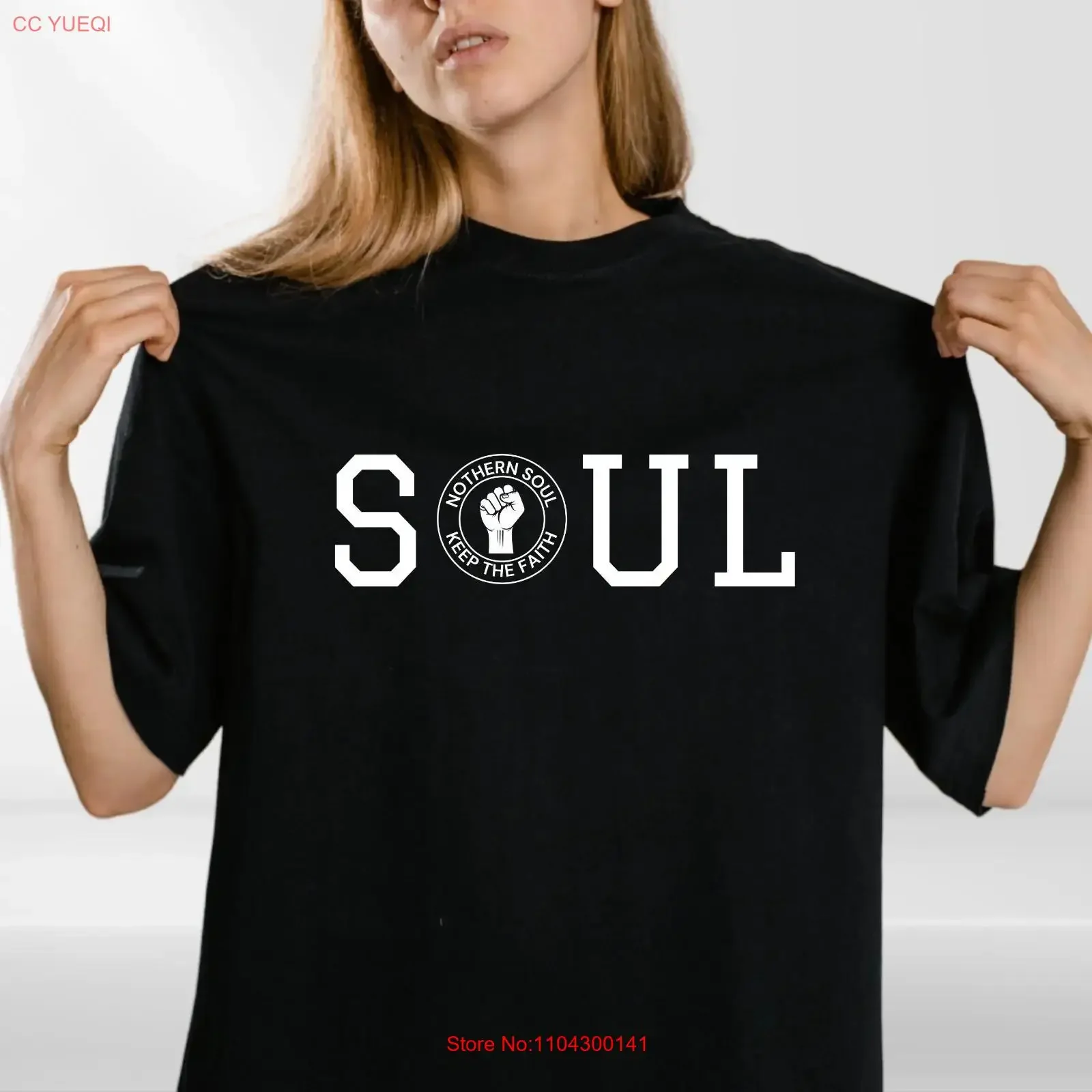 NORTHERN SOUL T Shirt Keep The Faith Dance Motown MOD Scooter Music Mens Ladies long or short sleeves vintage Washed Slightly