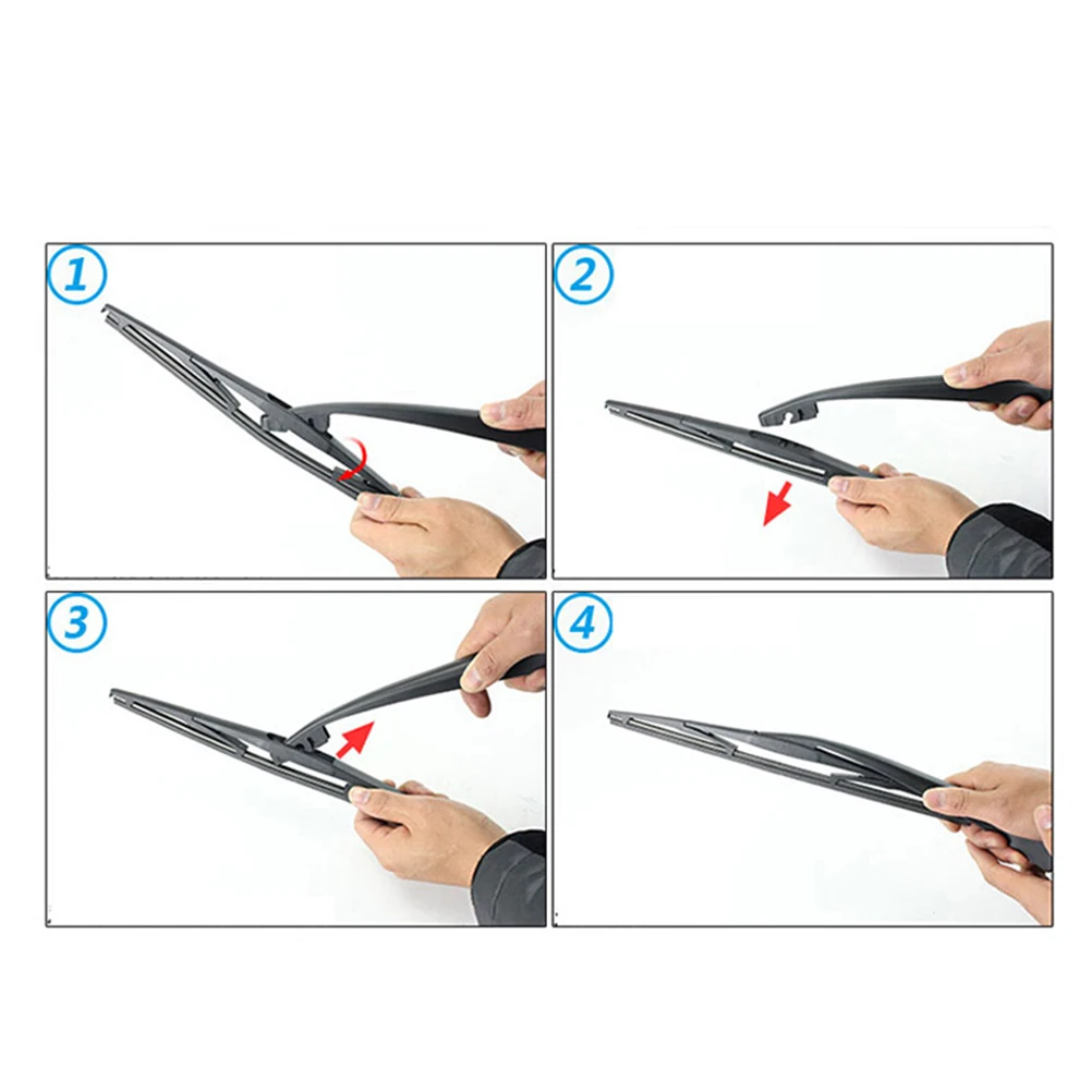Rear Windshield Wiper Blade Arm For Great Wall Haval Hover H3 H5 2005 2006 2007 2008 2009 2010 2011 2012 Windscreen Wiper set