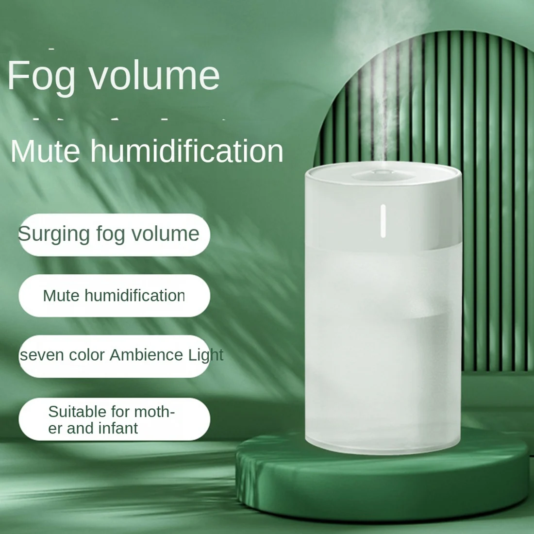 260Ml Air Humidifier USB Ultrasonic Aroma Essential Oil Diffuser Mini Cool Mist Maker Purifier for Home Car Grey