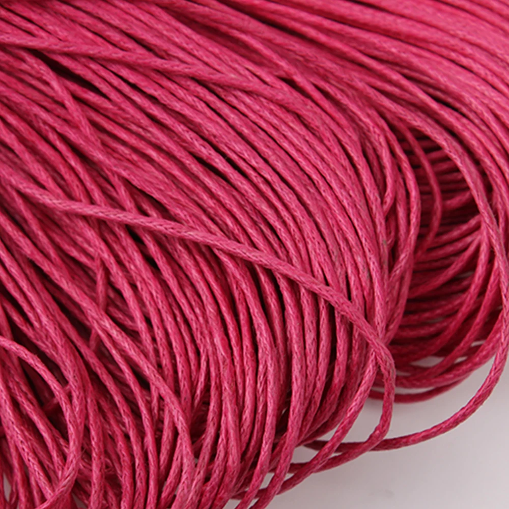 70 mt/los 1mm Gewachste Baumwolle String Bunte Perlen Schnur Seil Für Schmuck Machen DIY Armband Halskette Weben Zubehör liefert