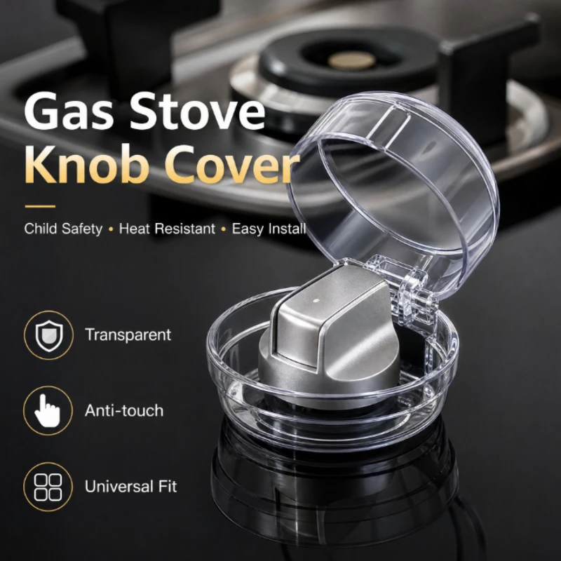 

2/4Pcs Children Security Protection Stove Protector Cover Gas Stove Cover Children Kitchen Safety Baby Safety Lock kitchenware