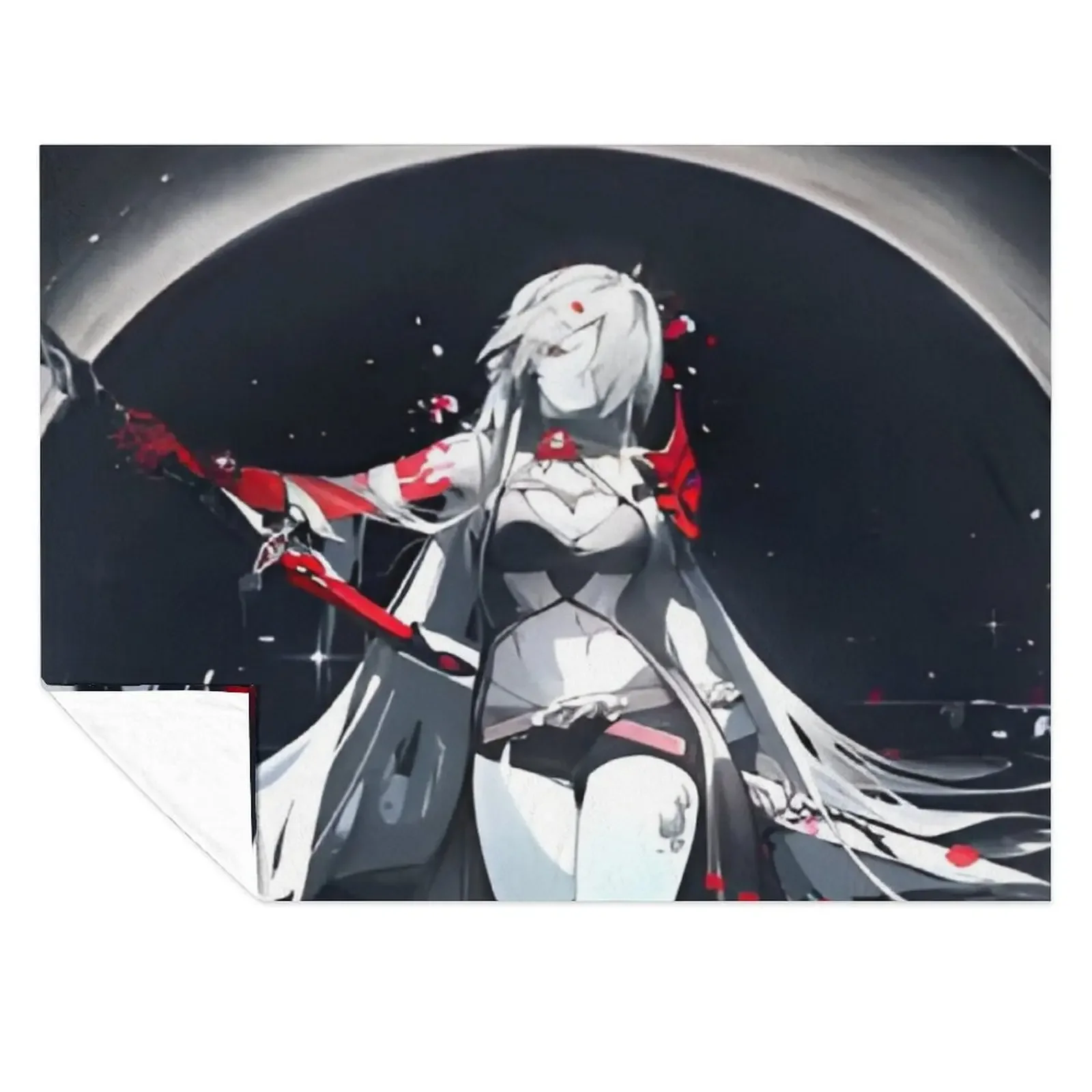

Acheron Honkai Star Rail - Acheron Throw Blanket Furrys Beautifuls Flannel Thermal Blankets