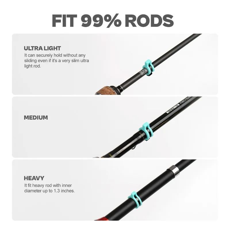 خطاف تعليق طعم السيليكون ​   - شماعة قضيب عالمية لصيد الأسماك الدقيقة، حامل طعم لما يصل إلى 12 قضيبًا، اختيار كومبو القيمة