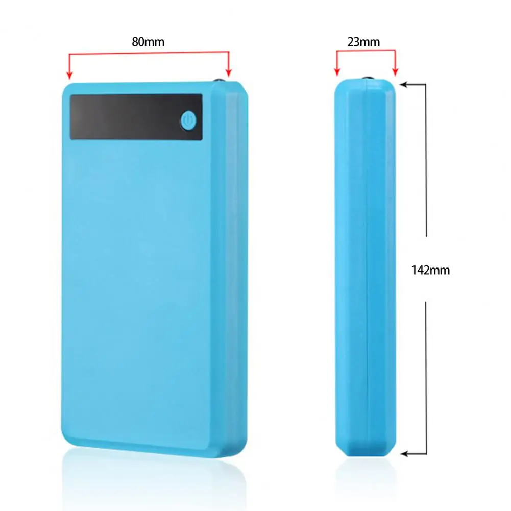 Power Bank Case  LED Power Digital Display   Battery Charger Case 6 X 18650 DIY Battery Case Pack