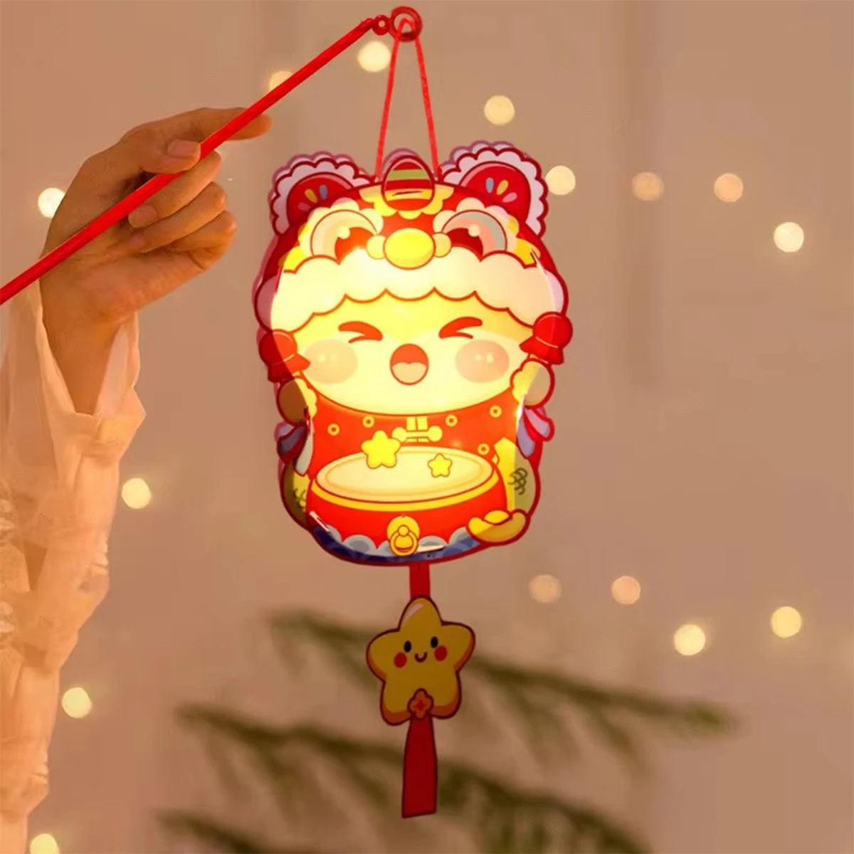 Linterna china Diy linternas de Año Nuevo decoración de Año Nuevo Chino lámpara china hecha a mano lámpara colgante decoraciones navideñas