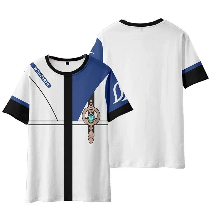 جينشين إمباكت بالاديير سكاراموش كوسبلاي واندرر بلايز تي وسراويل قصيرة زي كيمونو سترة قميص هاوري أوبي الملبس MN3