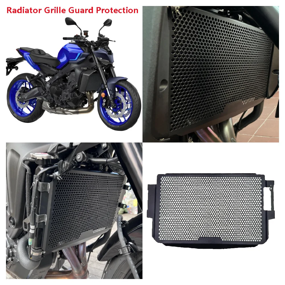 

Fits for Yamaha MT09 V4 MT-09 SP XSR900 XSR 900 GP ABS 2024 2025 2026 Motorcycle Radiator Guard Grille Cover Cooler Protector