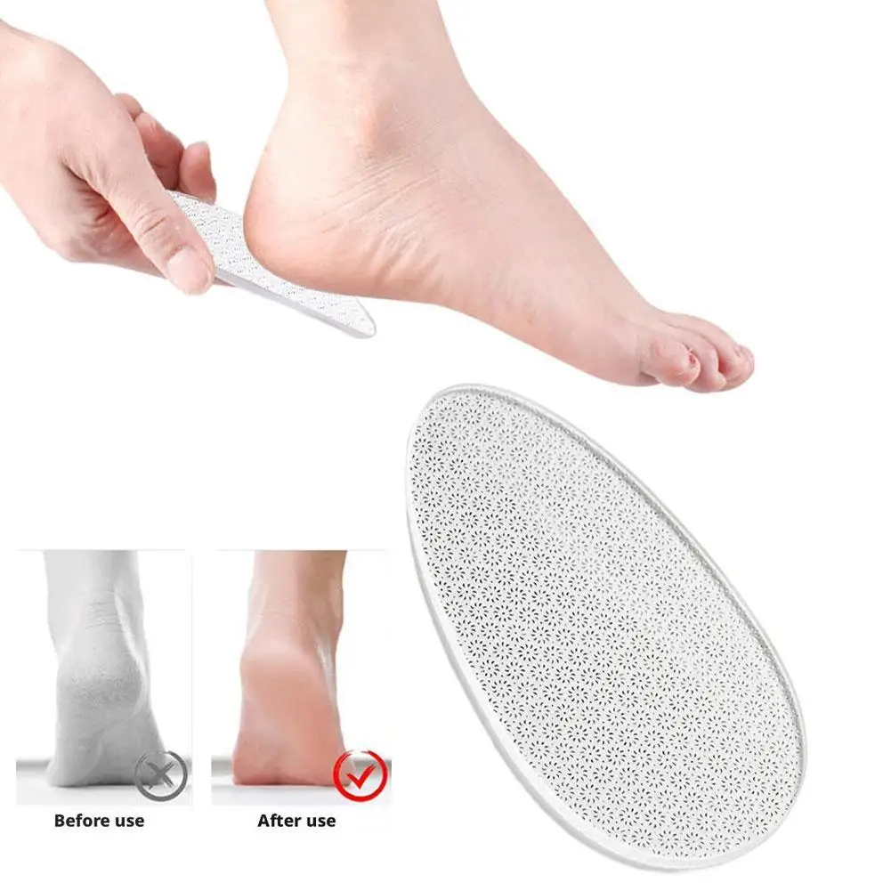 نانو الزجاج القدم طاحونة لإزالة الجلد الميت النسيج كشط باديكير ملف وحيد لوحة كعب حجر الجلد القدم إلى T8X3 #4