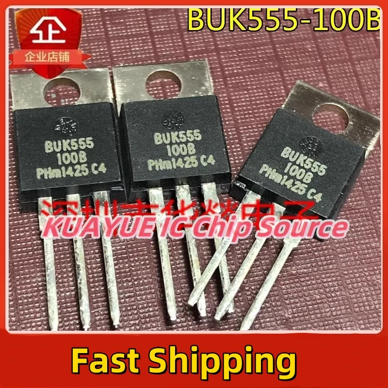 10PCS-30PCS   BUK555-100B   TO-220   100V 22A  Fast Shipping Quality Guarantee