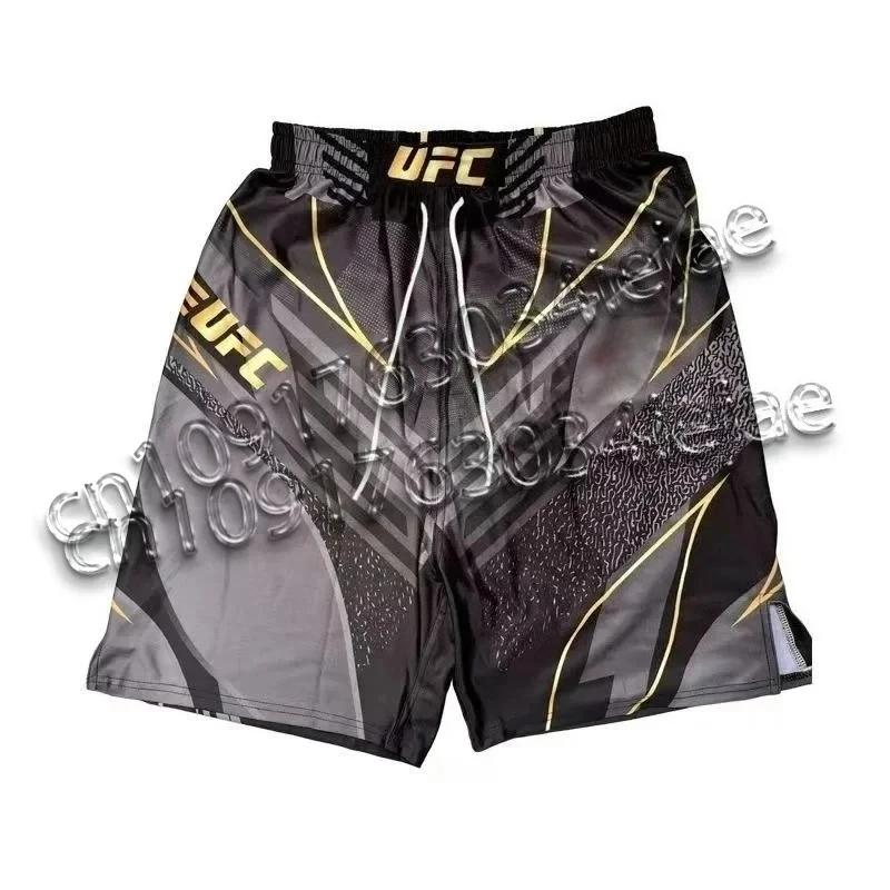 

2025 UFC FLUORY Fire Base Genuine Boxing Shorts Men's and Women's Free Combat Wear Muay Thai Pants Fighting Training Clothing