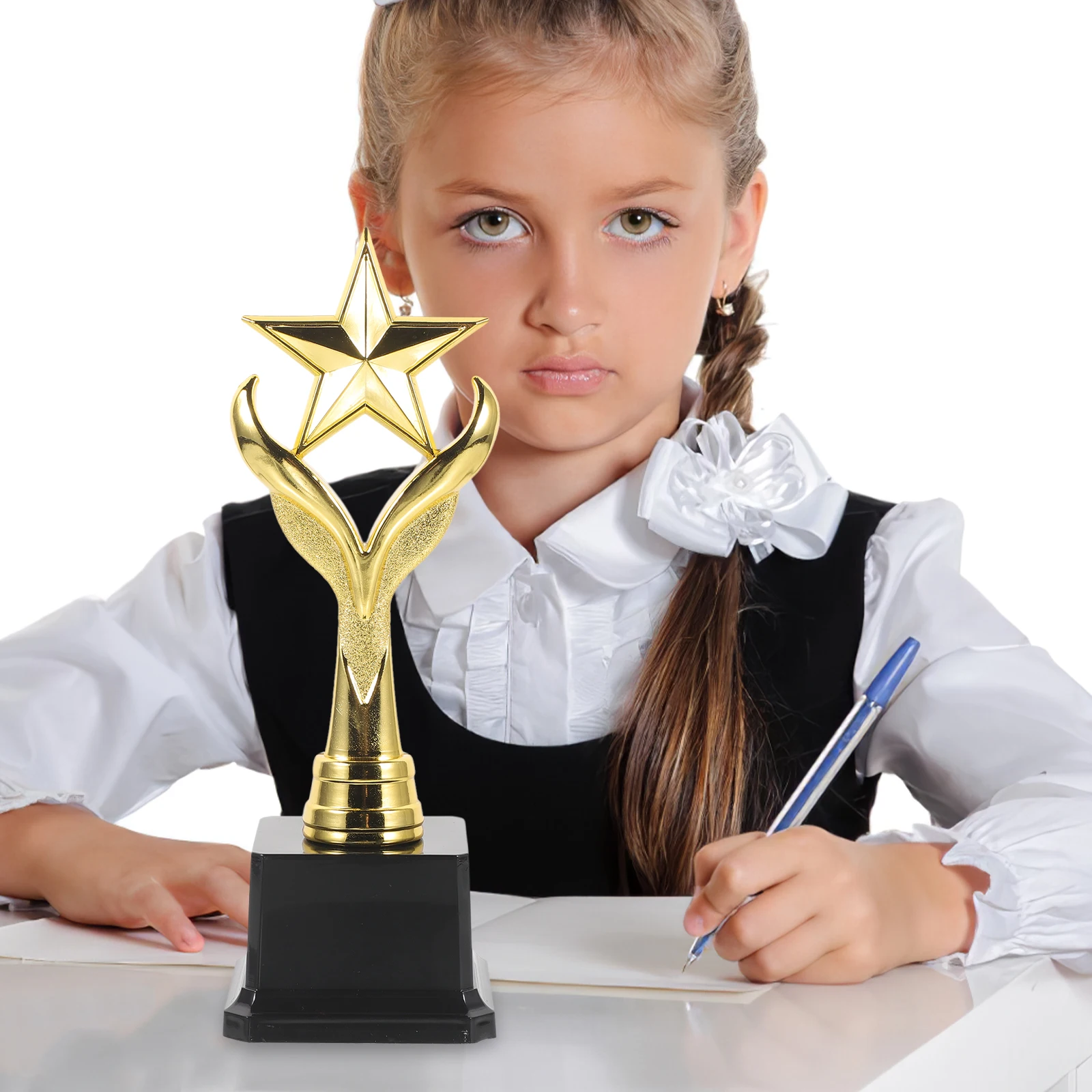 

Kids Race Game Trophy Plastic Trophy Model Star Trophy Model Kids Star Trophy Award Kindergarten Graduation Child Trophies