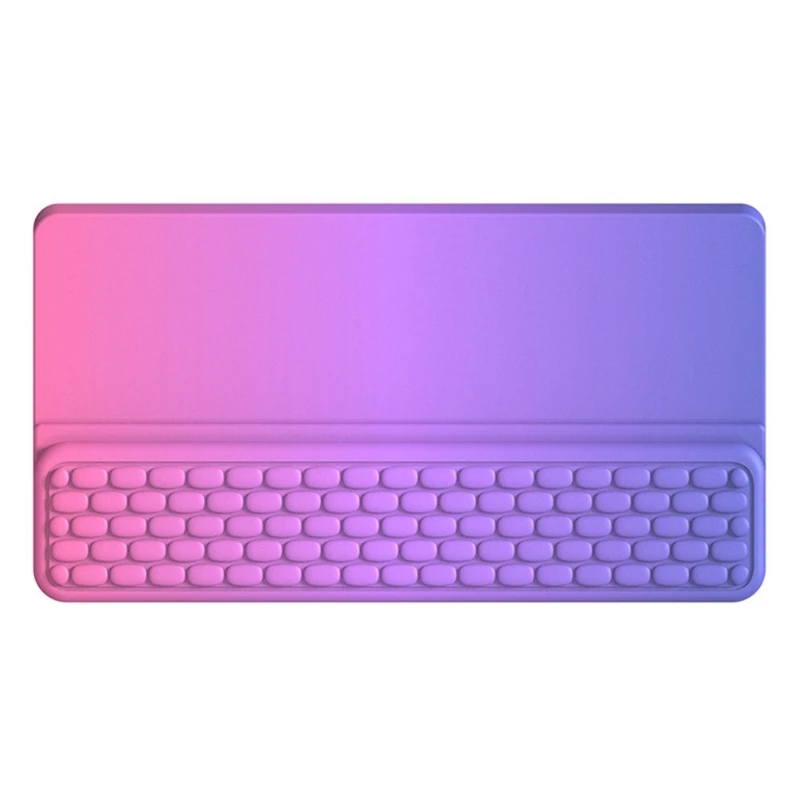 F68B Gaming Keyboard Wrist Rest With Color Gradients Design And NonSlip PU Bottom