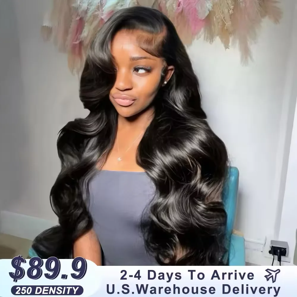 

40 Inch Body Wave Lace Front Wig 250 Density 13x4 Loose Wave Lace Frontal Wig 13x6 HD Lace Frontal Wigs 100% Human Hair On Sale