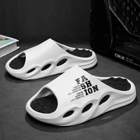 Men Fashion Massage Slippers Indoor/Outdoor Sandals Beach Flip Flop Thick Sole Male Slides Summer Non-Slip Men Shower Slippers 6
